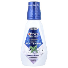 Crest, 3D Alb, Whitening Mouthwash Brillianță, Fără Alcool, Clean Mint, 16,9 fl oz (500 ml)