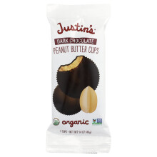 Justin's Nut Butter, Organic Dark Chocolate Peanut Butter Cups, 2 Cups, 1.4 oz (40 g)