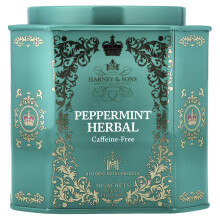 Tè Eroico di Peppermint di Harney & Sons, Senza Caffè, 30 Sacchetti, 1.9 oz (54 g)