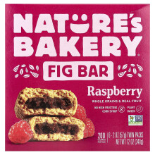 Nature's Bakery, Fig Bar, Raspberrie, 6 Twin Packs, 2 oz (57 g) Elke