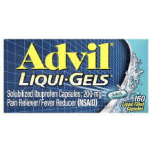 Advil, Liqui-Gels, 200 mg, 160 Liquid Filled Capsules