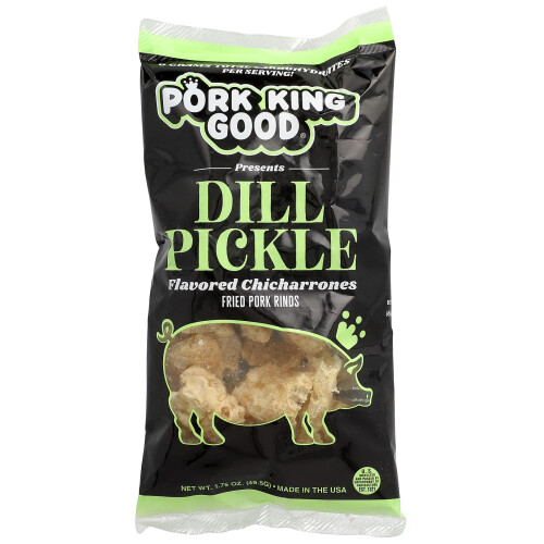Pork King Good, Φωτισμένα Τσιτσαρόνες, Δίλινο, 1.75 oz (49.5 g)