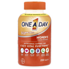 One-A-Day, One A Day, Kvinnors komplett multivitamin, 200 Tabletter
