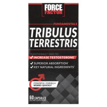Force Factor, Tribulus Terrestris, Testosteron Booster, 60 Capsules