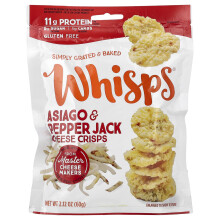 Whisps, Ostkrisps, Asiago & Pepper Jack, 2,12 oz ( 60 g)