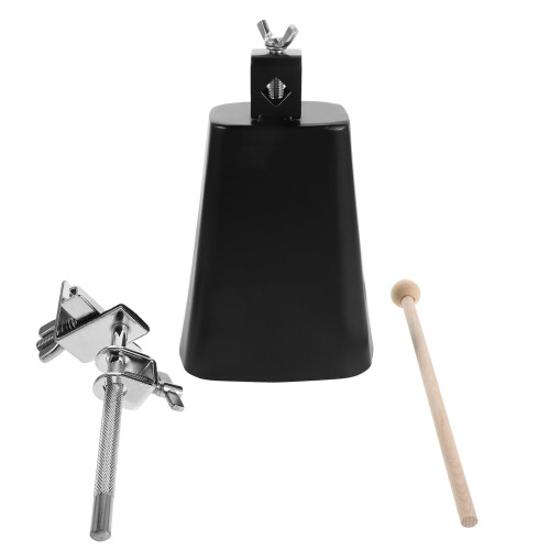 Cowbell Set with Adjustable Drum Clamp for Bass Drum 1
