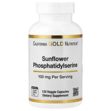 Lake Avenue Nutrition, Zonnebloem Fosfatidylserine, 100 mg, 120 Veggie Capsules