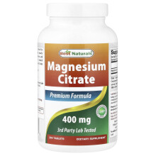 Best Naturals, Magnézium Citrát, 250 Tablett (200 mg per Tablett)