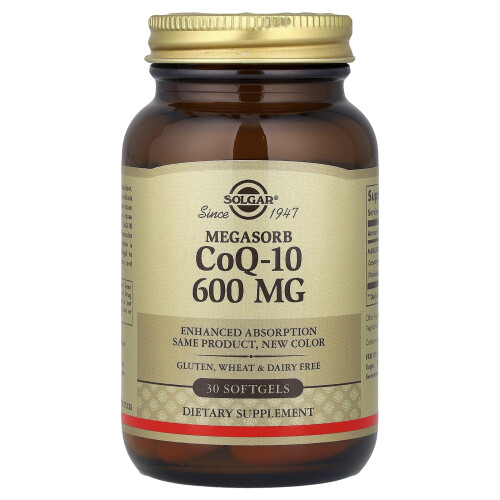 Solgar Solgar, Megasorb CoQ-10, 600 mg, 30 Μυξώματα