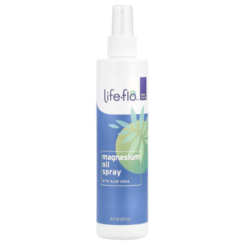 Life-flo, Μαγνήσιο Οίλος Αεροσόλημα με Αλόη Βέρα, 8 fl oz (237 ml)
