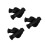 6Pcs Ergonomic Black Plastic Handle Covers for Wheelchair Walkers 6