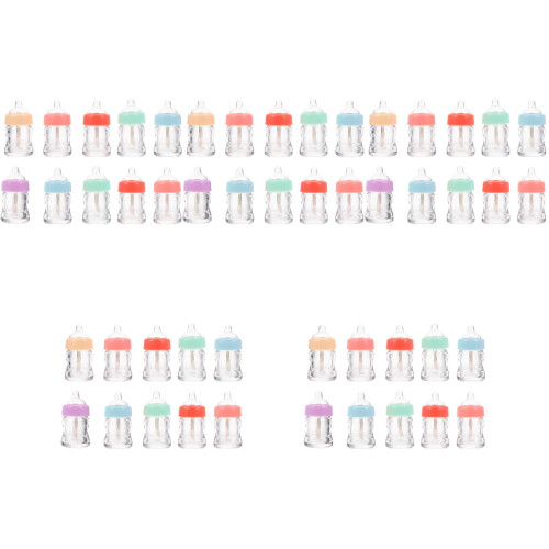 50Stk Lippenstiftfläschchen Bunt Transparent Wiederverwendbar 2