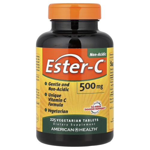 American Health, Ester-C, 225 Βοτανοθεραπευτικά Πίλλοι (500 mg ανά Πίλημα)