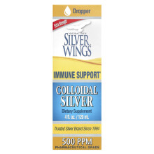 Natural Path Silver Wings, Κολλαϊδική Αργύρωση, Extra Strength, 500 PPM, 4 fl oz (120 ml)