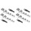 4Sets Silver Steel Scale Weights Kit for Accurate Pocket and Lab Use 2
