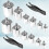 4Sets Silver Steel Scale Weights Kit for Accurate Pocket and Lab Use 11