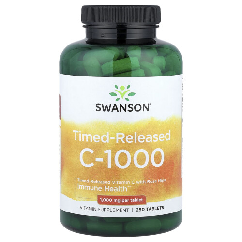 Σουάνσον, Βιταμίνη C με Ρόζη, 1.000 mg, 250Tablets