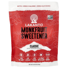 Lakanto, Edulcorante de Monofrutta con Eritritol, Clásico, 8.29 oz (235g)