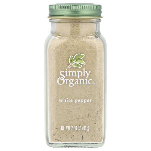 Simply Organic, Wit Peper, 2,86 oz (81 g)