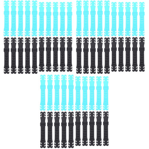 60Pcs Adjustable Mask Strap Buckle Extender Non-Skid Hook for Mask Use 2