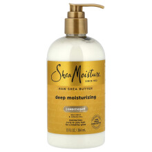 SheaMoisture, raaka shea-hillo, syvä kosteusvoide, kiharaan hiuksiin, 13 fl oz (384 ml)