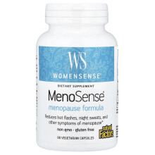 Natural Factors, Fatores Naturais, WomenSense, MenoSense, Fórmula de Menopausa, 90 Comprimidos Vegetarianos