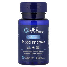 Life Extension, FLORASSIST Mood Improve,  30 Φυτικά Φιαλίδια