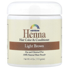 Rainbow Research, Henna, Colorante e Condizionante per i Capelli, Miele di Caffè, 4 oz (113 g)