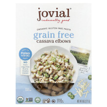 Jovial, Macarrão Orgânico Sem Grãos, Elbows de Mandioca, 8 oz (227 g)
