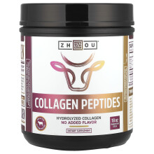 Zhou Nutrition, Peptidii de Colagen, Colagen Hidrolizat, Fără Arome Adăugate, 18 oz (510 g)