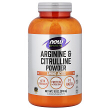 NOW Foods, Sports, Arginine & Citrulline Poeder, 12 oz (340 g)