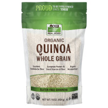 Organický Quinoa od NOW Foods, Celozrnný, 16 oz (454 g)
