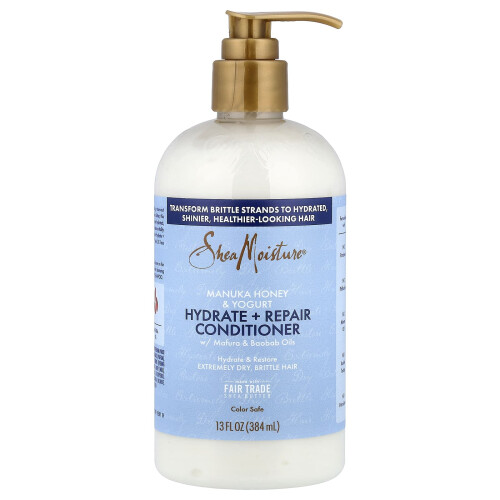 SheaMoisture, Μανουκά Μέλι & Γιαούρτι, Υγραίρεση + Αναπαλίνδωση Κοντιόνερ, 13 fl oz (384 ml)