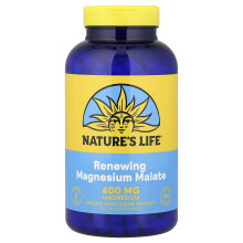 Nature's Life, Újjáélesztő magnézium malát, 200 mg, 250 tabletta