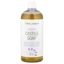 Mild By Nature, Lavendel Castielzeep, 34 fl oz (1.005 ml)