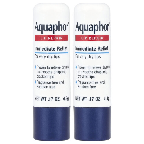 Aquaphor Aquaphor, Λίπος Αναπλήρωσης Στιβ, Immediate Relief, 2 Στιβ, 0.17 oz (4.8 g)