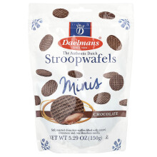Daelmans, Mini stroopwafels, Chocolade, 5.29 oz (150 g)
