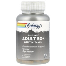 Solaray, Once Daily, Adult 50+ Multivitamin, 90 VegCaps