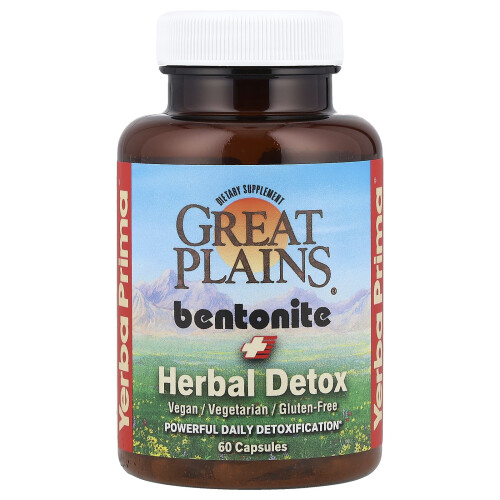 Yerba Prima, Detox de Argila + Herbal, 60 Cápsulas