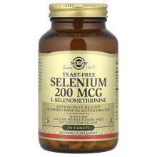 Solgar, Selenio, Senza Lievito, 200 mcg, 250 Comprimati