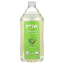Earth Friendly Products, Ecos, Handzeep, Lemongrass, 32 fl oz (946 ml)