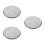 3Pcs Modern Stainless Steel Stool Seat Replacement Round Silver 8
