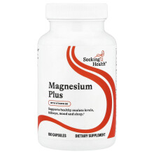 Seeking Health, Magnézium Plusz a Viatamin B6-vel, 100 Kapszulák