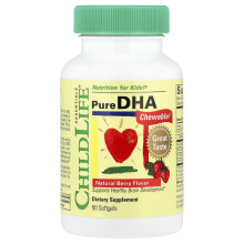 ChildLife Essentials, Ren DHA, Naturlig Berry, 90 Myggor