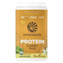 Sunwarrior, Classic Plus Protein, Vanille, 1,65 lb (750 g)