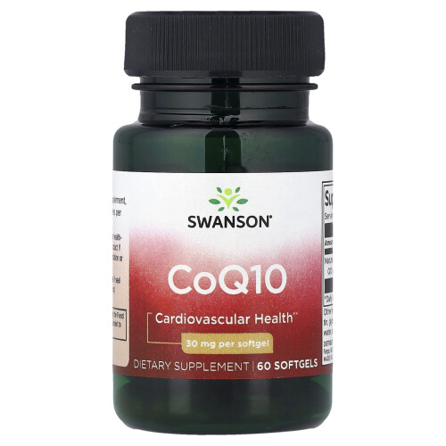 Swanson, CoQ10, 30 mg, 60 Softgéis