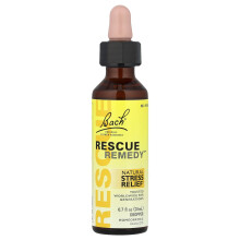 Bach, Pôvodné Kvetné Léčivo, Rescue Remedy, Prirodzená Stresová Úleva, 0.7 fl oz (20 ml)