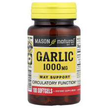 Mason Natural, Knoblauch-Öl, 1.000 mg, 100 Weichgel