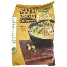 Mike's Mighty Good, Craft Ramen, Fried Garlic Chicken Ramen Soup, 2,2 oz (63 g)