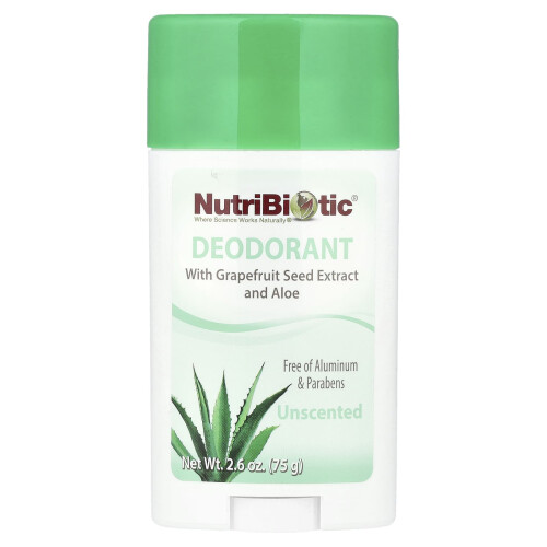 NutriBiotic, Deodorant, Bezwonny, 2,6 oz (75 g)